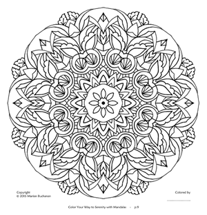 Color Your Way to Serenity with Mandalas p.9