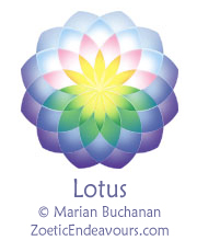 Lotus copyright Marian Buchanan ZoeticEndeavours.com
